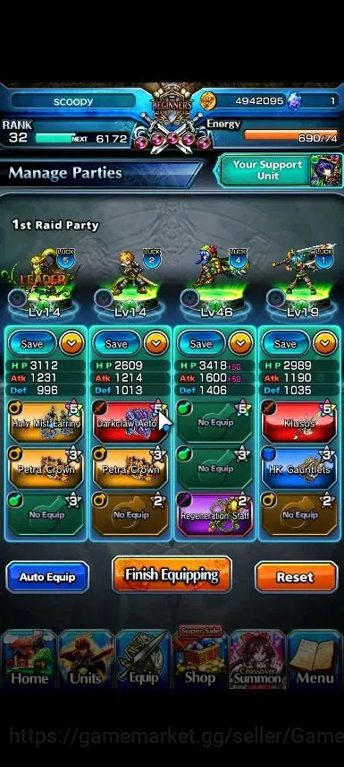 Grand Summoners Accounts Mid-Game Global|Rank 32|2 Ascend|Selia Sourcescripet Witch,Misette|Lpot 42|Check SS(GS2515) 3