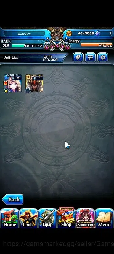 Grand Summoners Accounts Mid-Game Global|Rank 32|2 Ascend|Selia Sourcescripet Witch,Misette|Lpot 42|Check SS(GS2515) 4