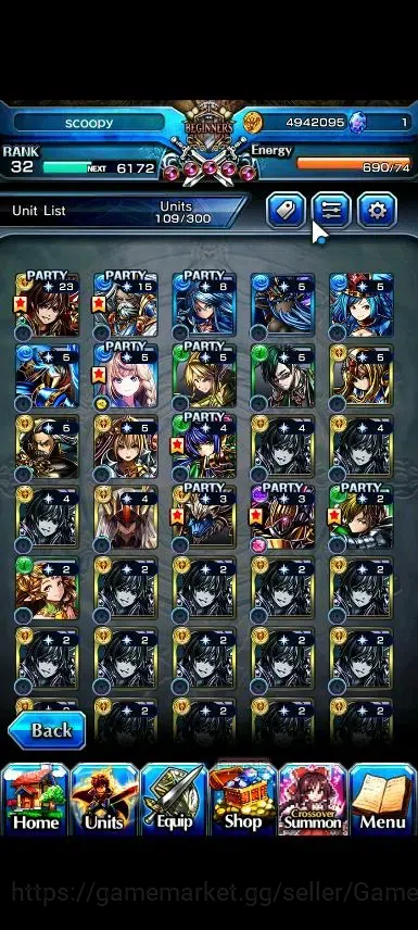 Grand Summoners Accounts Mid-Game Global|Rank 32|2 Ascend|Selia Sourcescripet Witch,Misette|Lpot 42|Check SS(GS2515) 5
