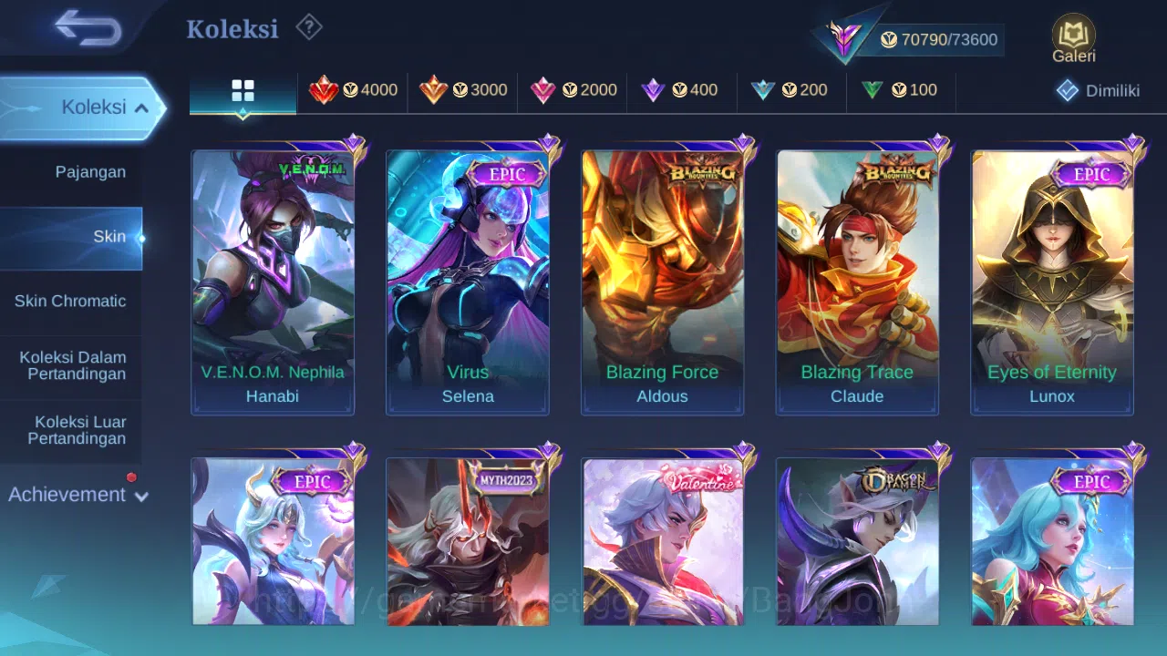 Mobile Legends: Bang Bang Accounts Hero 132 Skin 271 | legend Franco | Ducati Leomord image 9
