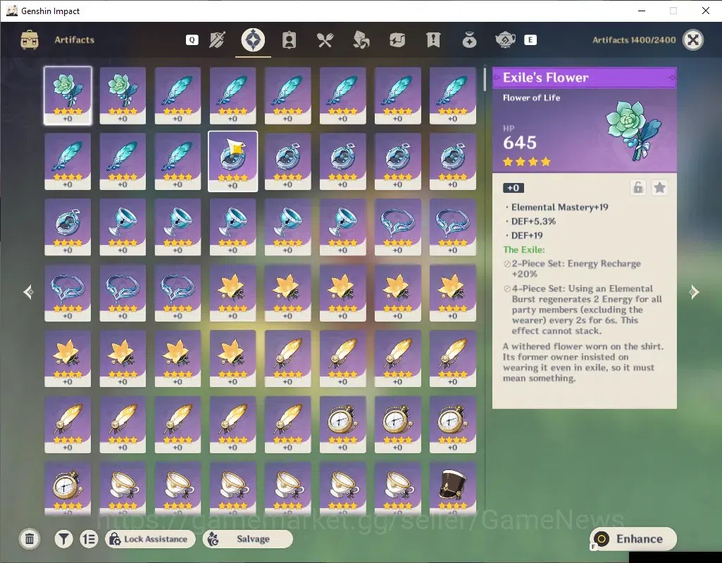 Genshin Impact Accounts ASIA|AR 25|2,3K Primo|1 Limited (Clorinda)  + 1 Ch image 4