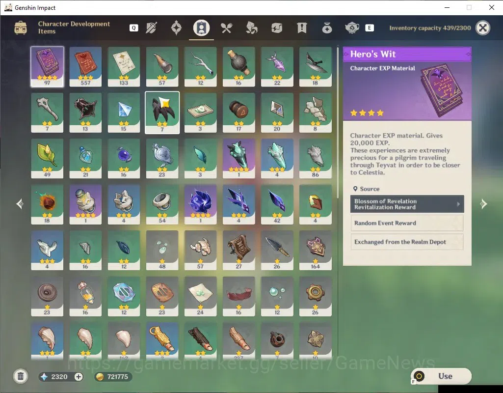 Genshin Impact Accounts ASIA|AR 25|2,3K Primo|1 Limited (Clorinda)  + 1 Ch image 5