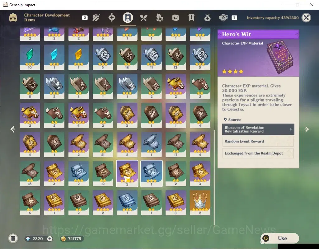 Genshin Impact Accounts ASIA|AR 25|2,3K Primo|1 Limited (Clorinda)  + 1 Ch image 6
