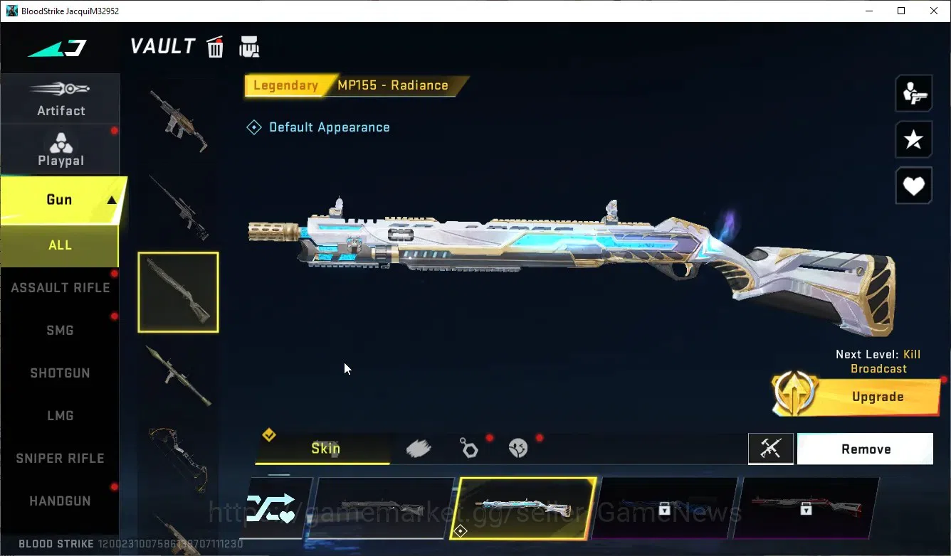 Blood Strike Accounts Others Asia|Ultra Meele(Scythe-Harvester),Ultra AR97 Bit Strike|8 11