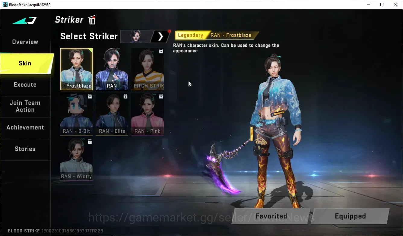 Blood Strike Accounts Others Asia|Ultra Meele(Scythe-Harvester),Ultra AR97 Bit Strike|8 3