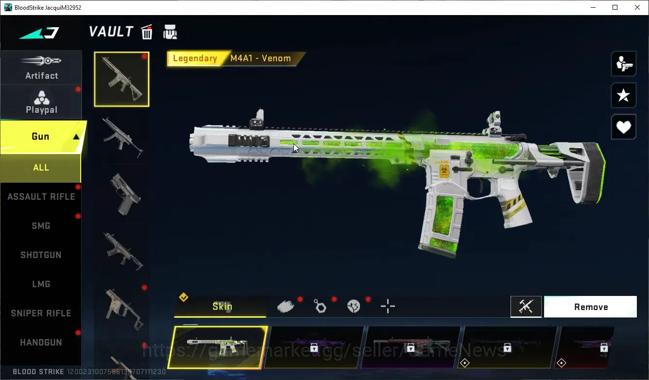 Blood Strike Accounts Others Asia|Ultra Meele(Scythe-Harvester),Ultra AR97 Bit Strike|8 7