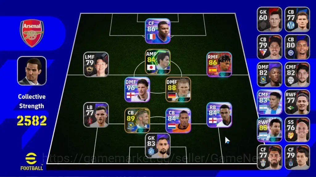 eFootball Accounts Legends & Iconic Players Android|Epic Gary Cahill,B Schweinstelger,Ono Shinji|Show Time Lionel 1