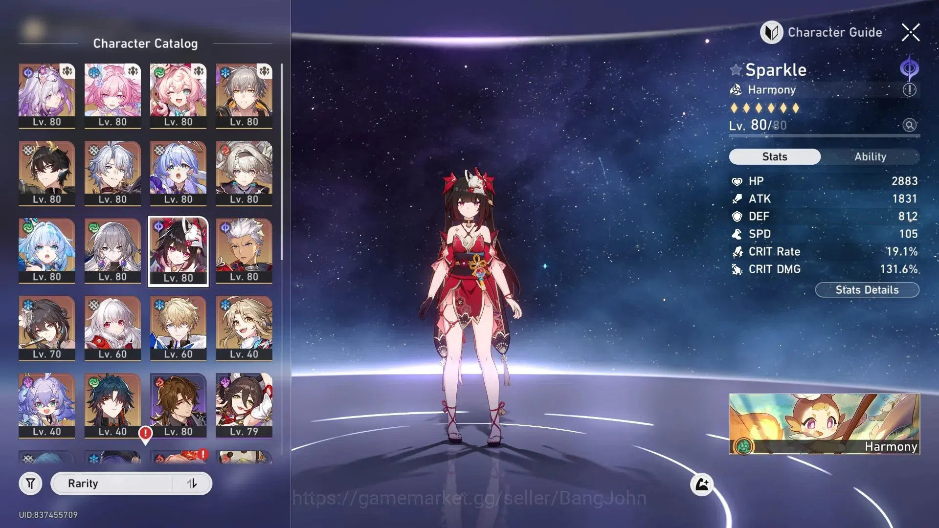 Honkai Star Rail Accounts ASIA| TL70 Max|11 Lim|Castorice L80 (208% CDmg)|Fi image 14