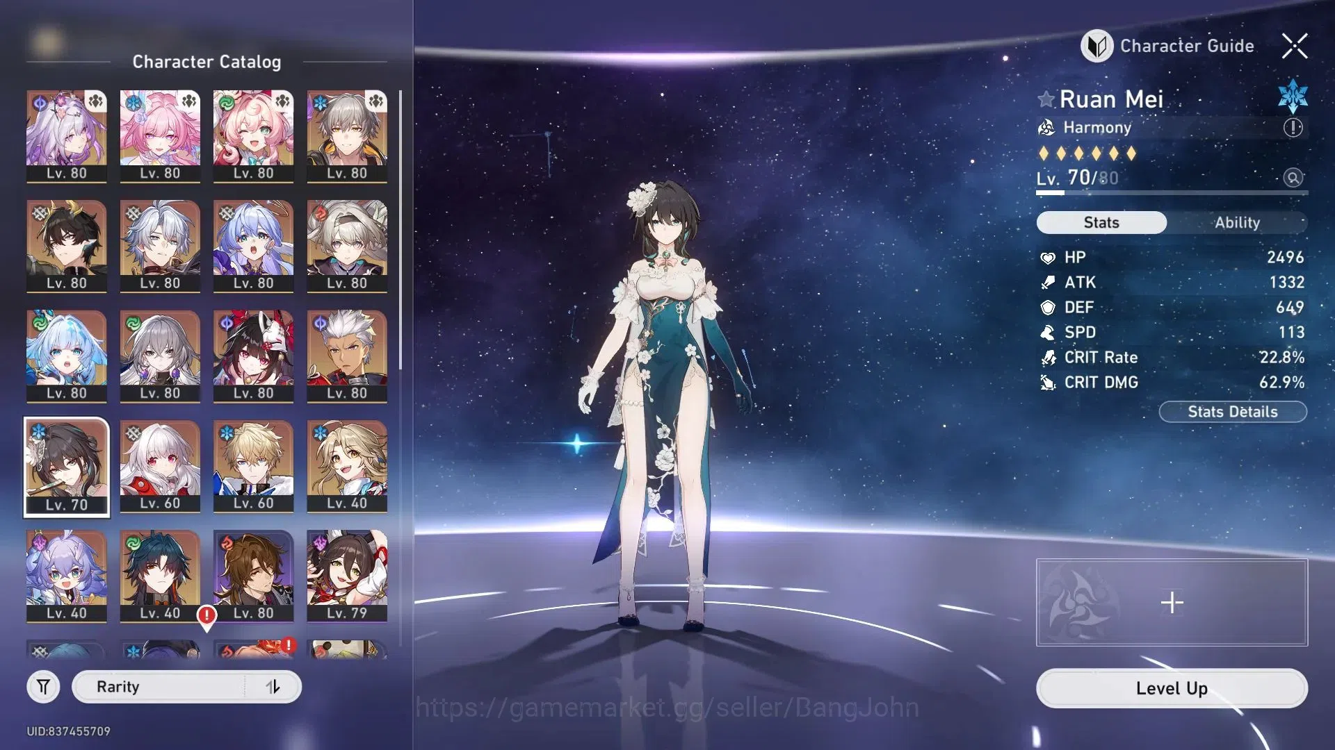 Honkai Star Rail Accounts ASIA| TL70 Max|11 Lim|Castorice L80 (208% CDmg)|Fi image 16
