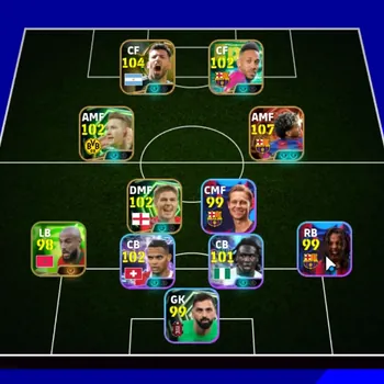 eFootball Accounts Mid-Tier Android|Power 3133|Big Time Lamine Yamal|6 Epic Sergio Aguero,Aubameyang,Marco Reus|5 Show Time