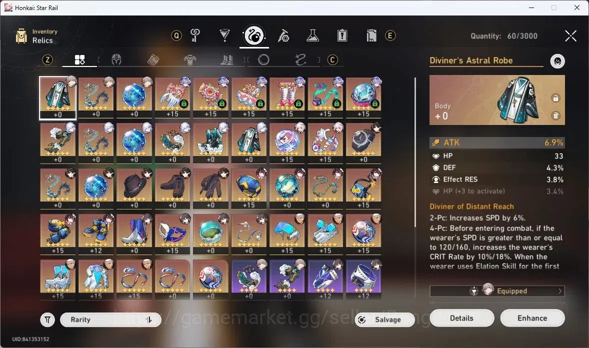 Honkai Star Rail Accounts ASIA | TL 58 | 11 LIMIT | SILVER WOLF | SPARXIE |  image 10