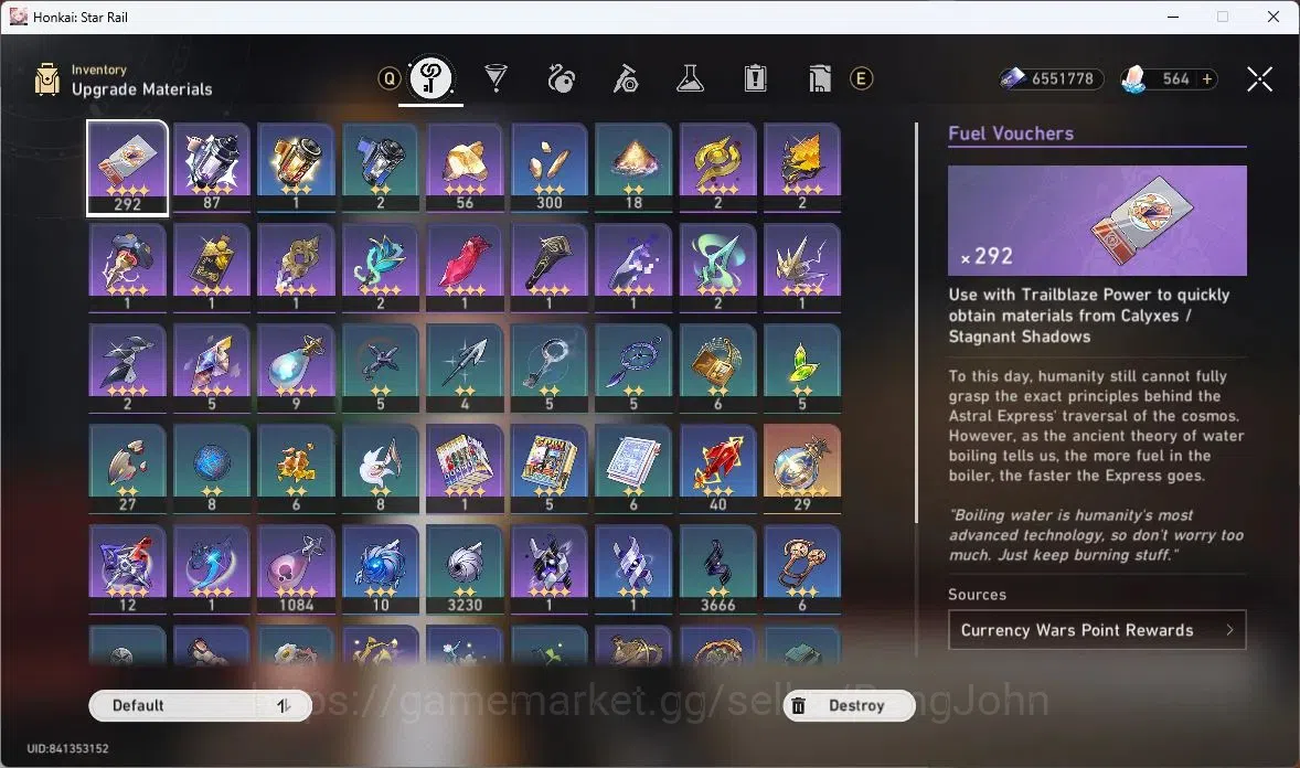 Honkai Star Rail Accounts ASIA | TL 58 | 11 LIMIT | SILVER WOLF | SPARXIE |  image 12