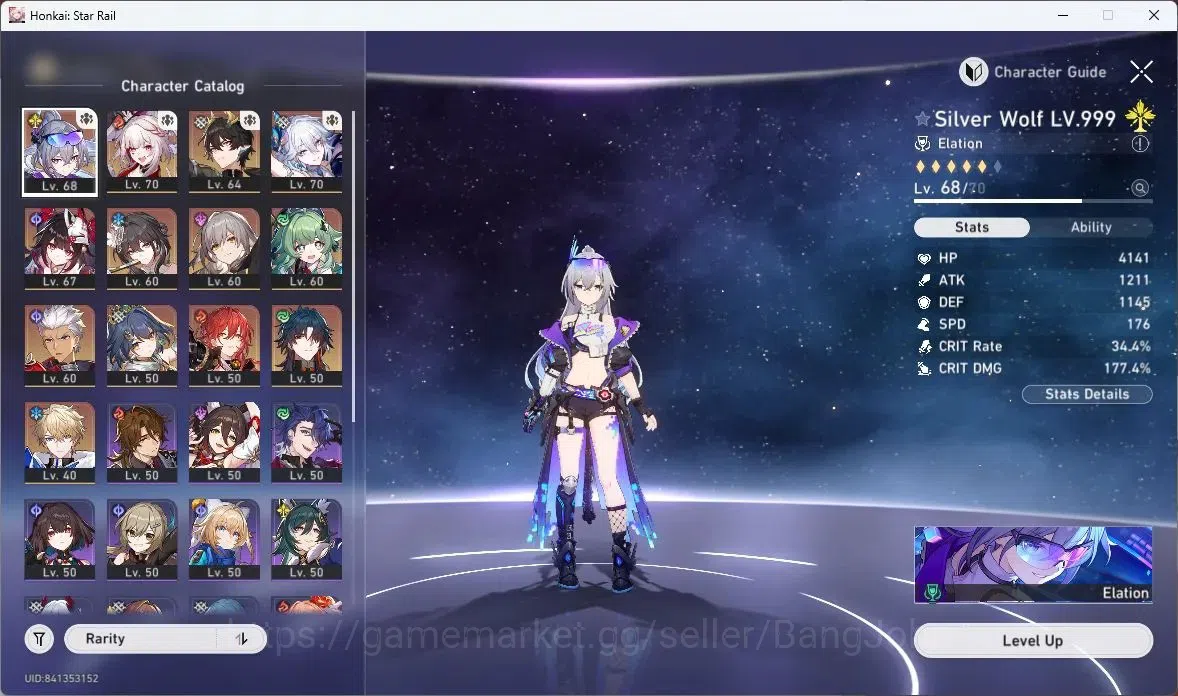 Honkai Star Rail Accounts ASIA | TL 58 | 11 LIMIT | SILVER WOLF | SPARXIE |  image 3