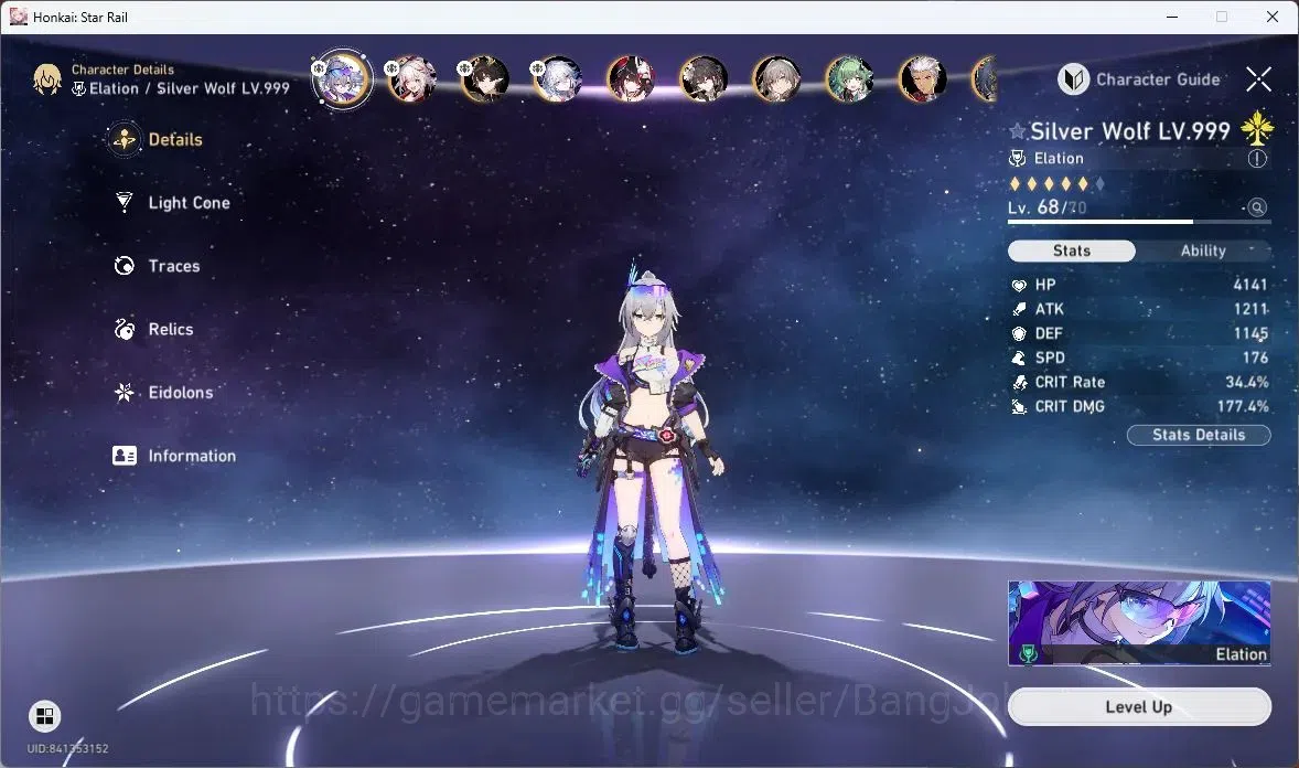 Honkai Star Rail Accounts ASIA | TL 58 | 11 LIMIT | SILVER WOLF | SPARXIE |  image 4