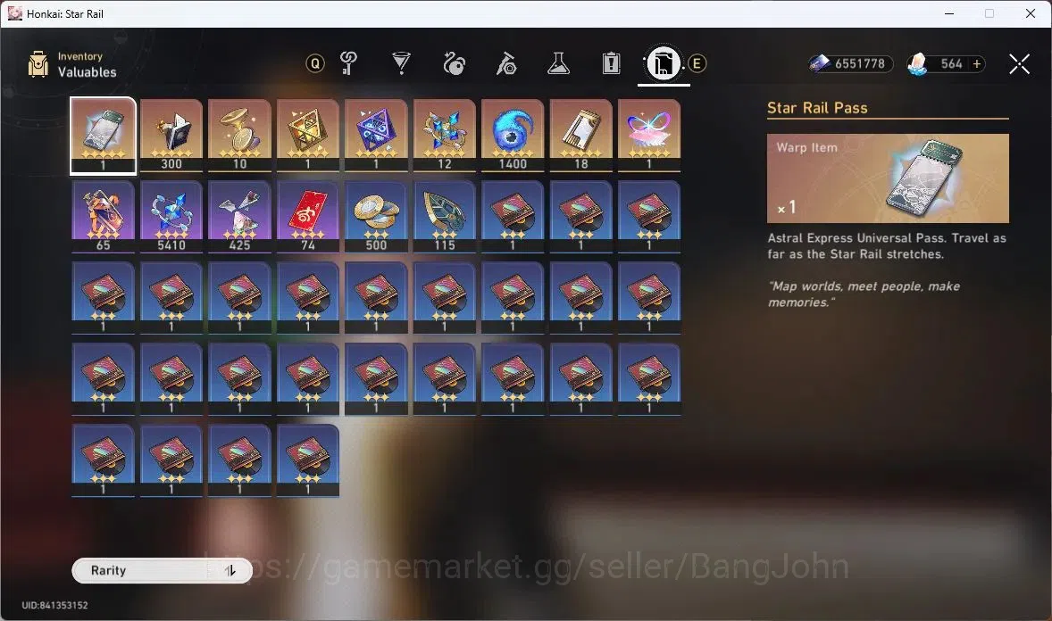 Honkai Star Rail Accounts ASIA | TL 58 | 11 LIMIT | SILVER WOLF | SPARXIE |  image 6