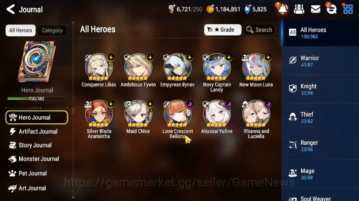 Epic Seven Accounts GLOBAL Unverif|New Era|10 ML(Rhianna&Luciella,NMLu image 2