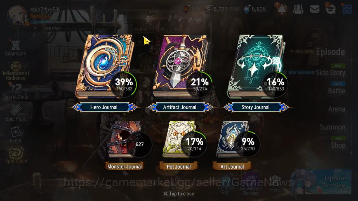Epic Seven Accounts GLOBAL Unverif|New Era|10 ML(Rhianna&Luciella,NMLu image 3
