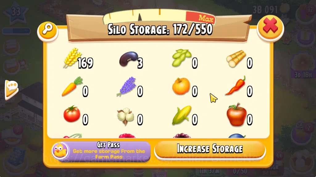 Hay Day Accounts Lvl 33 | Barn Storage 1100 - Silo Storage 550 | 38 image 15