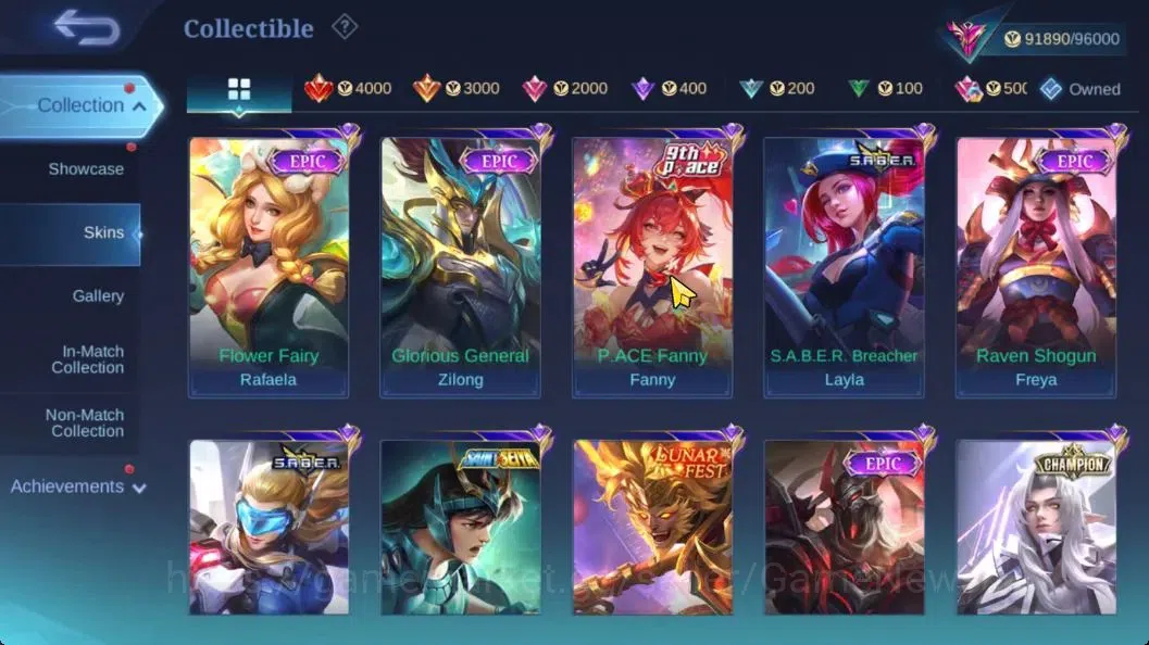 Mobile Legends: Bang Bang Accounts Hero 133|Skin 338|Recall TLPH|Legend Saber,KOF (Au image 10