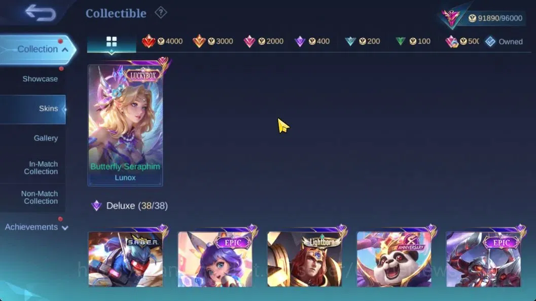 Mobile Legends: Bang Bang Accounts Hero 133|Skin 338|Recall TLPH|Legend Saber,KOF (Au image 8