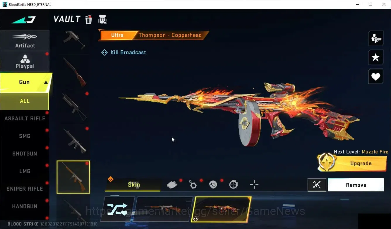 Blood Strike Accounts Collab Skin ASIA|ETERNAL KALA-Whisper+Collab ENZO-Kraken|8 ULTRA[Ran-DuskBorn,2 12