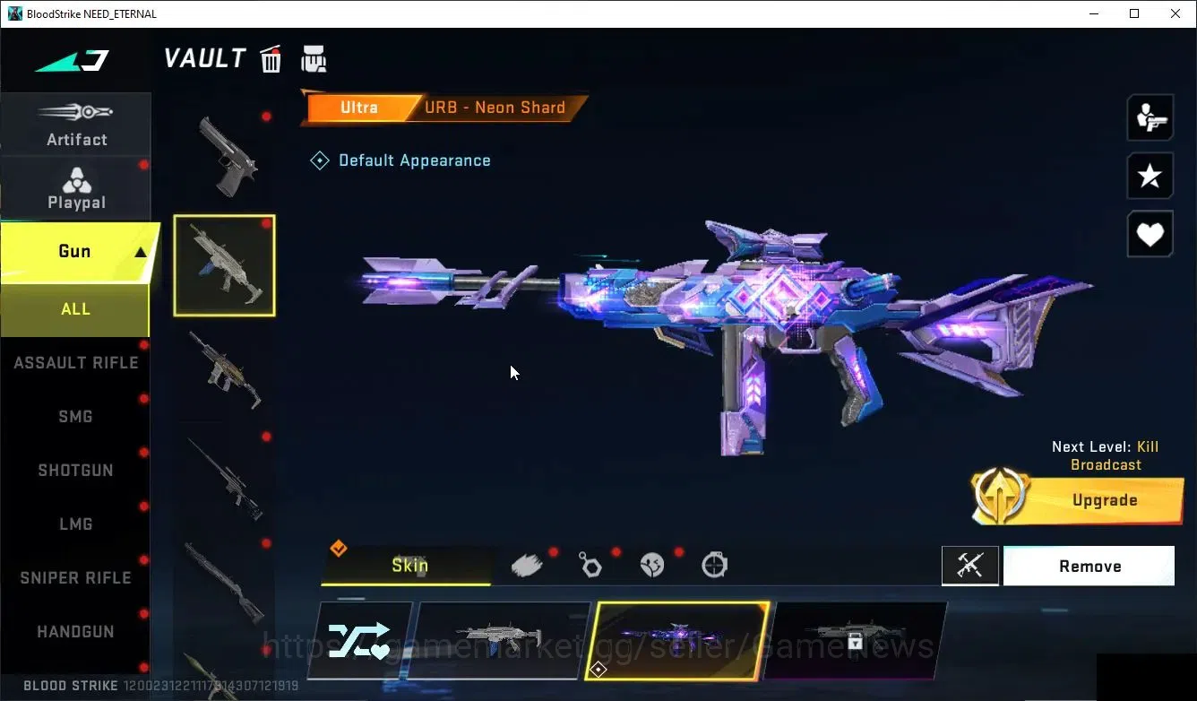Blood Strike Accounts Collab Skin ASIA|ETERNAL KALA-Whisper+Collab ENZO-Kraken|8 ULTRA[Ran-DuskBorn,2 14