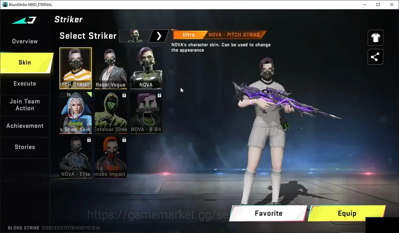 Blood Strike Accounts Collab Skin ASIA|ETERNAL KALA-Whisper+Collab ENZO-Kraken|8 ULTRA[Ran-DuskBorn,2 7