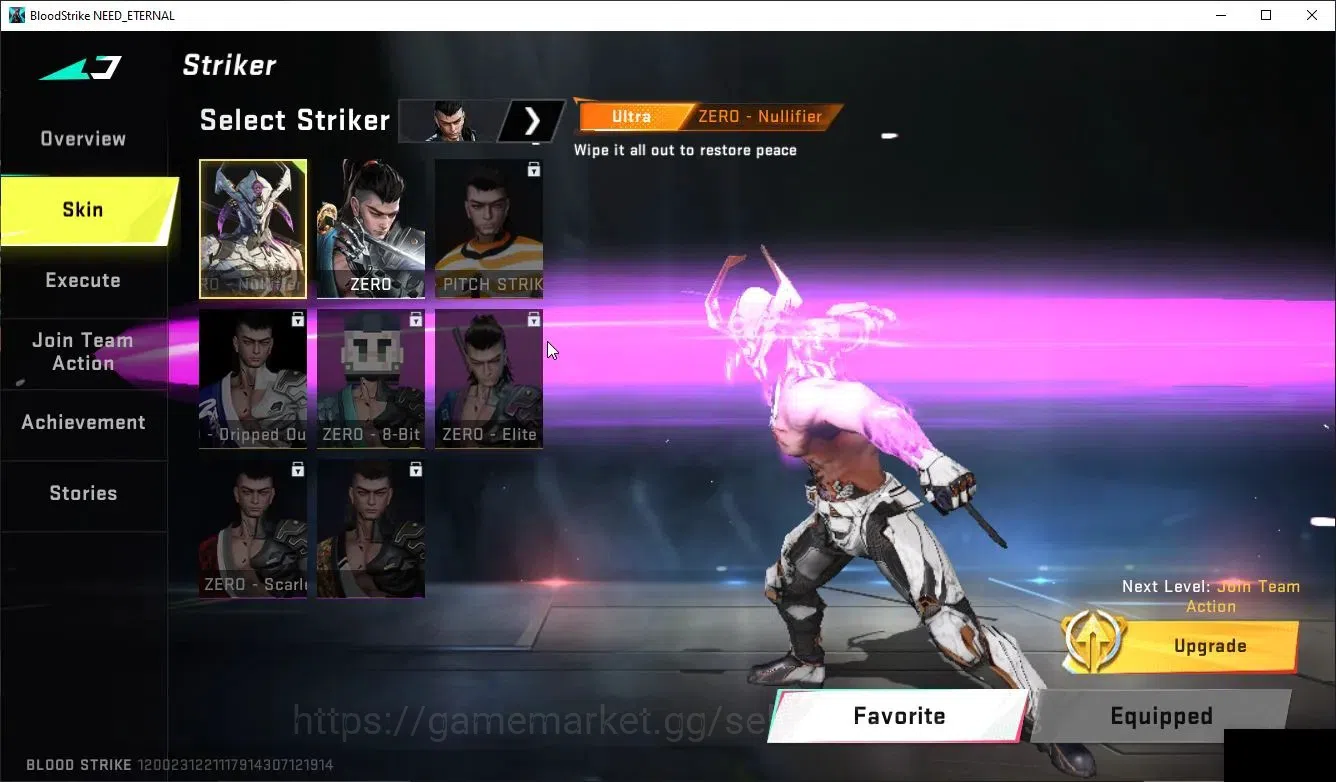 Blood Strike Accounts Collab Skin ASIA|ETERNAL KALA-Whisper+Collab ENZO-Kraken|8 ULTRA[Ran-DuskBorn,2 8