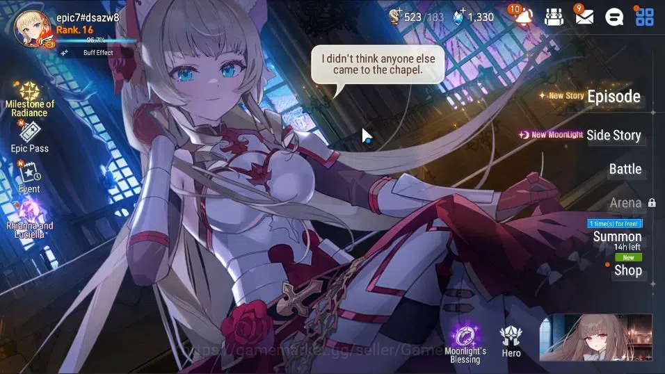 Epic Seven Accounts GLOBAL UnVerif|New Era|2 ML(Rhiana&Luciel,Lion Hea image 1