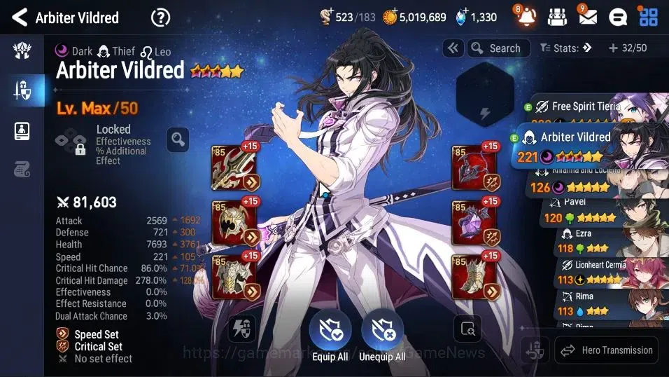 Epic Seven Accounts GLOBAL UnVerif|New Era|2 ML(Rhiana&Luciel,Lion Hea image 18