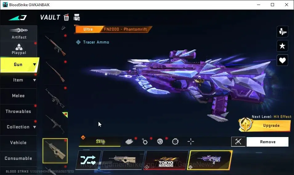 Blood Strike Accounts ASIA|ETERNAL Uzi Lv3|Melee ULTRA Talon Knife|8 ULT image 14