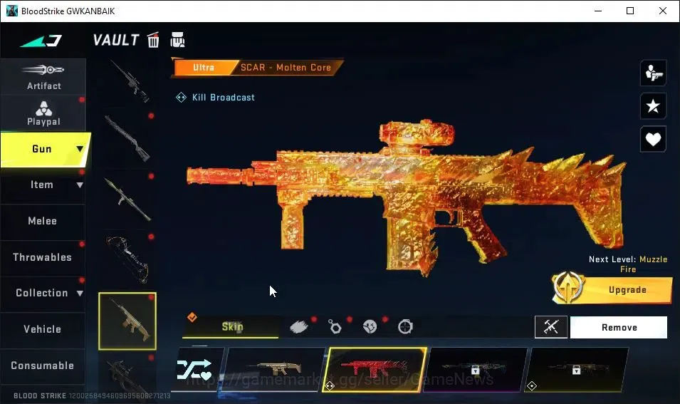 Blood Strike Accounts ASIA|ETERNAL Uzi Lv3|Melee ULTRA Talon Knife|8 ULT image 17