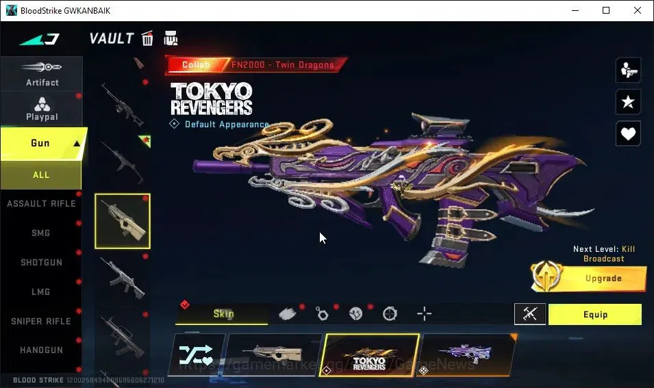 Blood Strike Accounts ASIA|ETERNAL Uzi Lv3|Melee ULTRA Talon Knife|8 ULT image 7