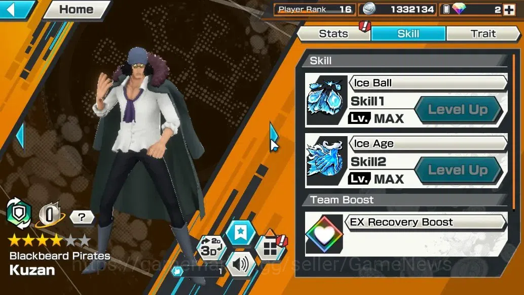 One Piece Bounty Rush Accounts Global |6 EX |T4E Marshall D. Teach Lv82,T5E St. J image 8