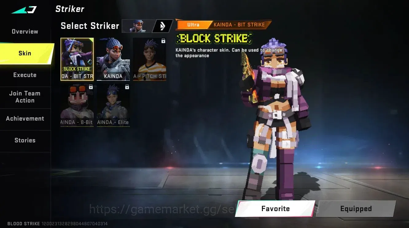 Blood Strike Accounts Collab Skin ASIA|ETERNAL MP5-Bloodrift Lv3|Collab AOT [ETHAN]+EVA [KATYA,SCAR]|8 8