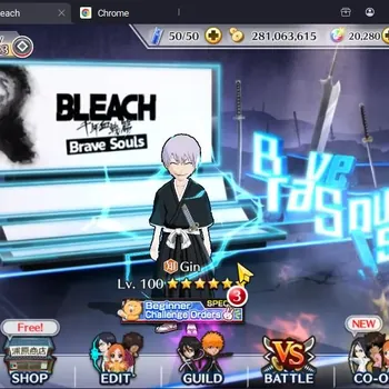 Bleach: Brave Souls Accounts Mid-Tier Global |5K BP+20K Orb|Mid Game|Askin TYBW25|Gin The Past|KlabID|More Detail Check SS