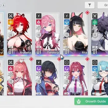 Chaos Zero Nightmare Accounts GLOBAL Lv 56|7 SSR[ArabellaM6+Sign,Tenebria,RitaM2,Vero,MeiLinM1,HugoM1,Magna]|10 SR|2 Card