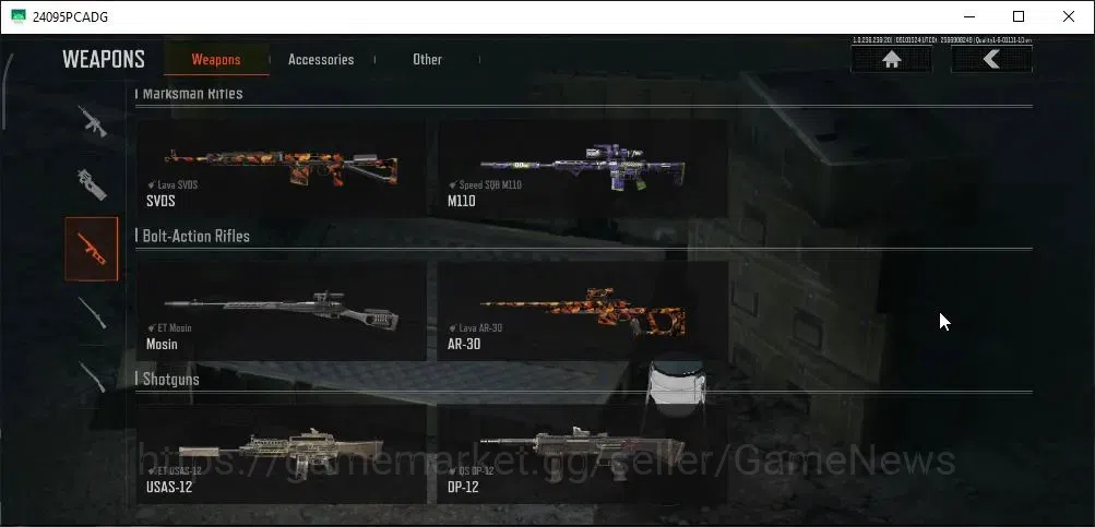 Arena Breakout Accounts Mid-Tier MOBILE Lv30|SV 18,1M|CV 15,6M|ET AK-74N,QS AKS-74U,GM AK-12,Forest MP5,Abomi. Vector 5