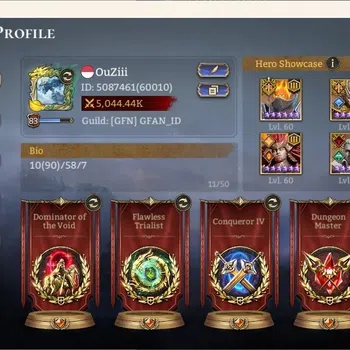 Watcher of Realms Accounts End-Game Global 60xx|5M Power|11Lord:Oren,Solcadiens,Rivenhald,Laya,Cyrus,Morrigan,Torodor,King