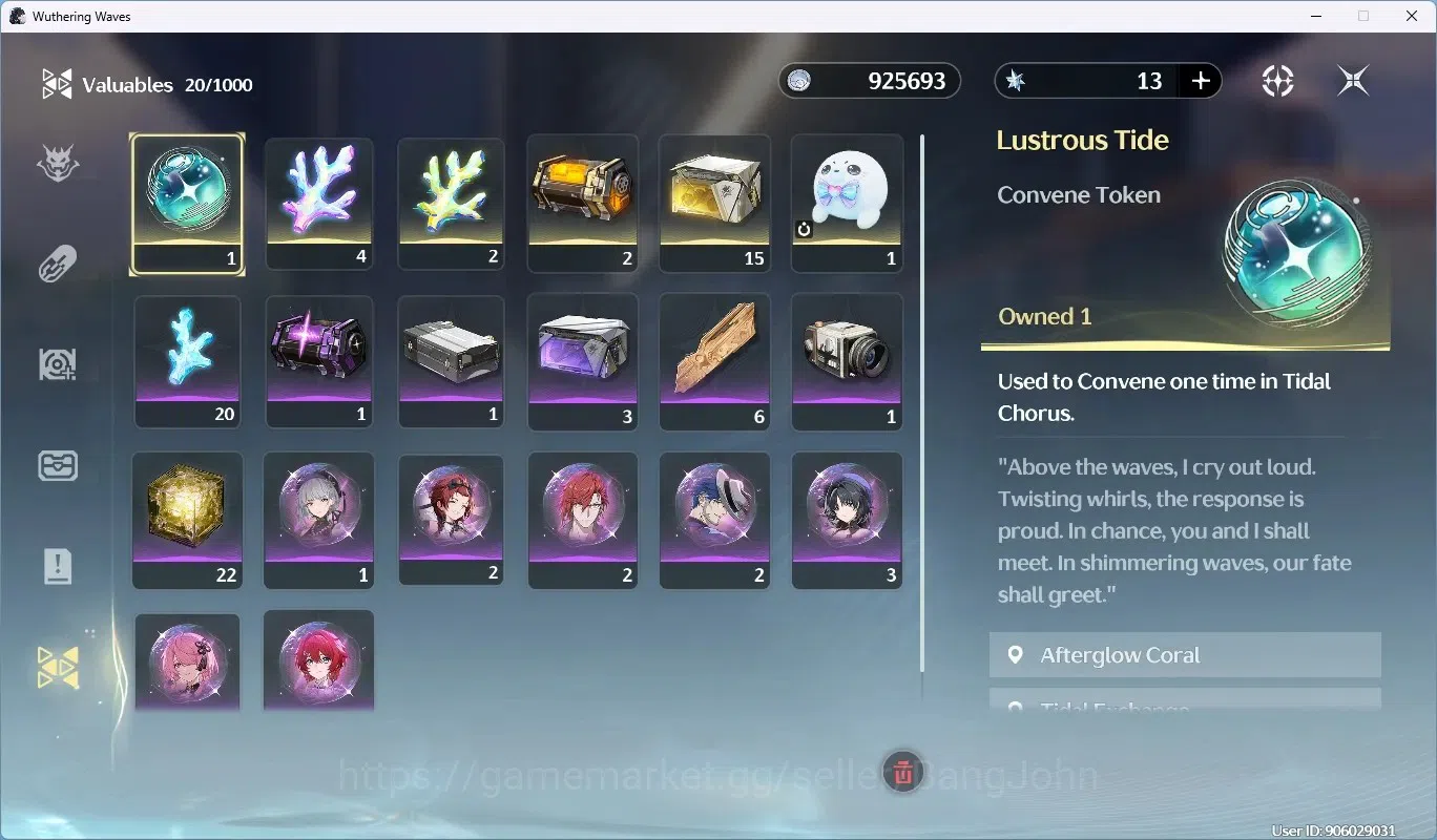 Wuthering Waves Accounts SEA |UL 8|Rank 1|Starter|2 Limited Char [Cartethyi image 10