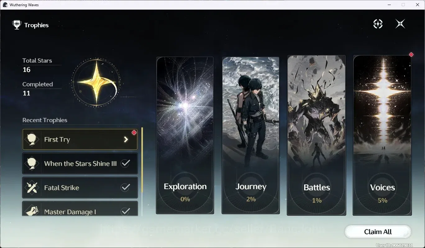Wuthering Waves Accounts SEA |UL 8|Rank 1|Starter|2 Limited Char [Cartethyi image 16