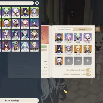 Genshin Impact Accounts Reroll Asia|AR 46|2 Limited (Flins & Clorinde) + 1(*5 Weapon)|3 Standard(Mizuki,Jean,Qiqi)|All