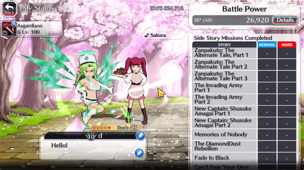 Bleach: Brave Souls Accounts [GLOBAL]6K Orbs+Fresh All Story|Giselle TYBW26,Rir image 11