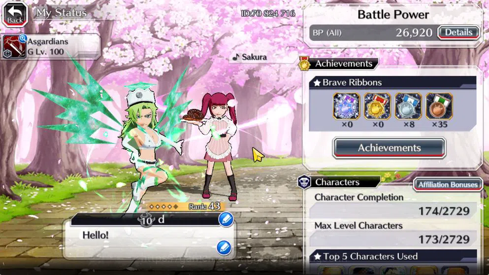 Bleach: Brave Souls Accounts [GLOBAL]6K Orbs+Fresh All Story|Giselle TYBW26,Rir image 14
