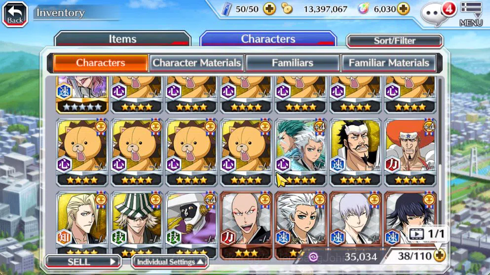 Bleach: Brave Souls Accounts [GLOBAL]6K Orbs+Fresh All Story|Giselle TYBW26,Rir image 8