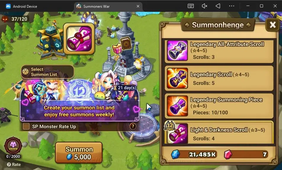 Summoners War: Sky Arena Accounts ASIA|Lv 26|Ready Gacha|103 12 YSC + 160 11 YSC + 3 image 12