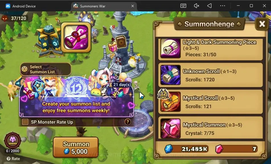 Summoners War: Sky Arena Accounts ASIA|Lv 26|Ready Gacha|103 12 YSC + 160 11 YSC + 3 image 13
