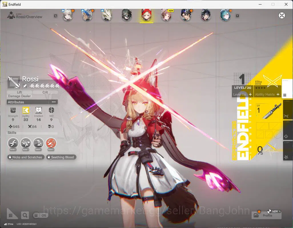 Arknights: Endfield Accounts ASIA | starter Rossi, Ardelia sign, WP 6s3, AKE248 image 4