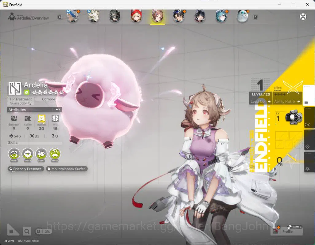 Arknights: Endfield Accounts ASIA | starter Rossi, Ardelia sign, WP 6s3, AKE248 image 5
