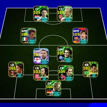eFootball Accounts Legends & Iconic Players eFootball 2026 Dream Team | 106+ Rated Squad | Messi • Haaland • Mbappé • Vieira